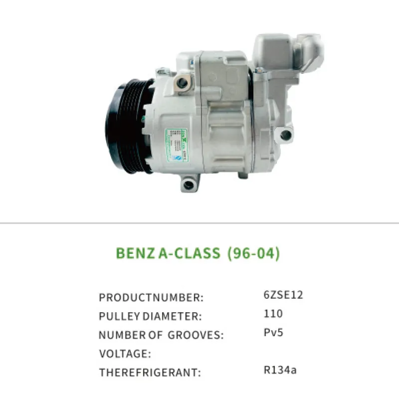 OEM 0002302111 0002305911 0002307911 for Mercedes Benz A-Class 1996-2004 AC Compressor 6ZSE12