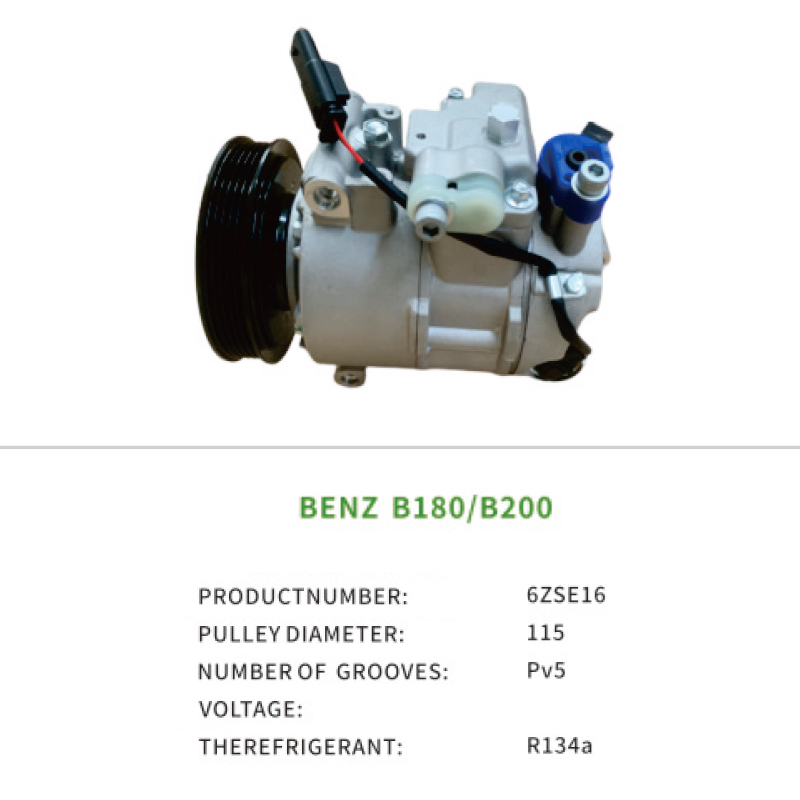 OEM A0022306311 for Mercedes Benz A180 B180 B200 AC Compressor 6ZSE16