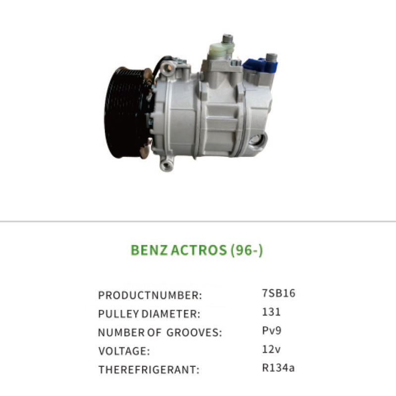 AC Compressor for MERCEDES BENZ ACTROS 1996- 5412300611 5412301211 A5412300611 7SB16
