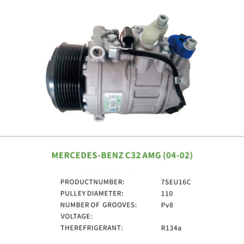 Auto Parts 0002307811 Car AC Compressor for MERCEDES BENZ C32 AMG (04-02) 7SEU16C