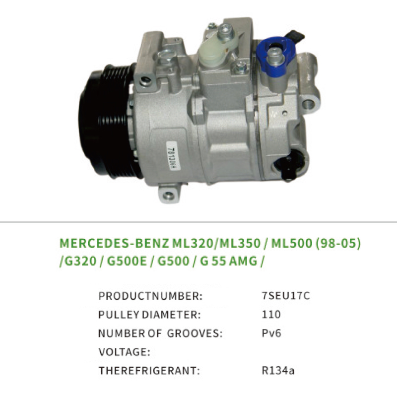 0002306511 Car Air Compressor for MERCEDES BENZ ML320 ML350 ML500 G320 G500E 7SEU17C