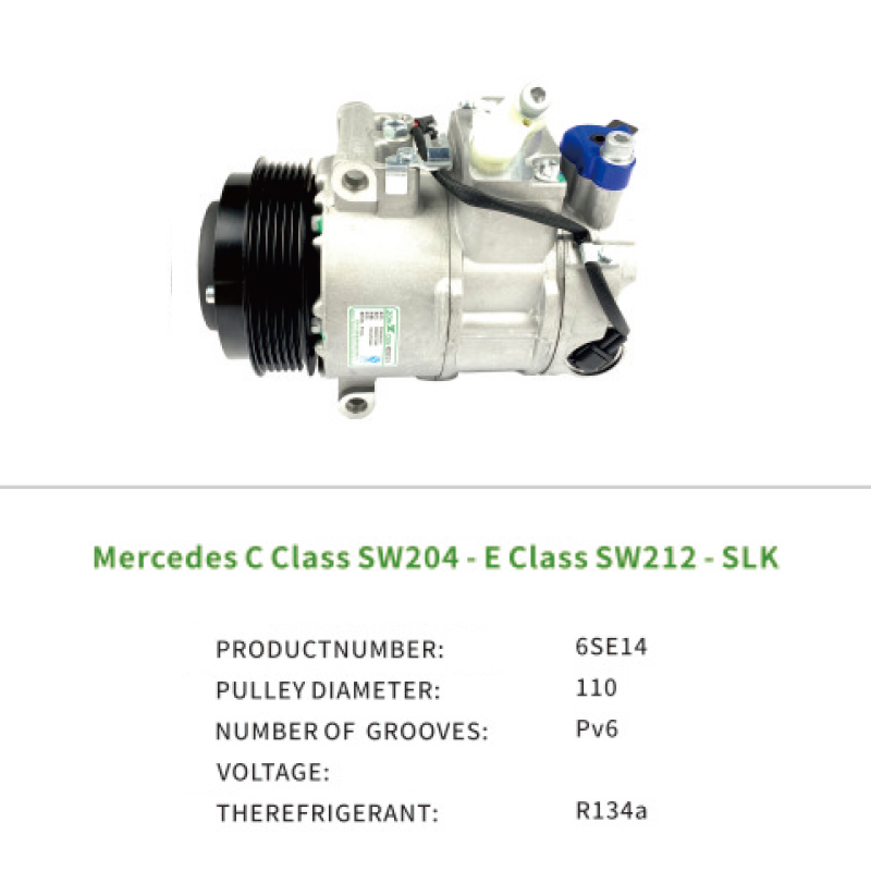 0022304411 0022304511 Wholesale Air Compressor for Mercedes Benz C-CLASS SW204 E-CLASS SW212 SLK 6SE14