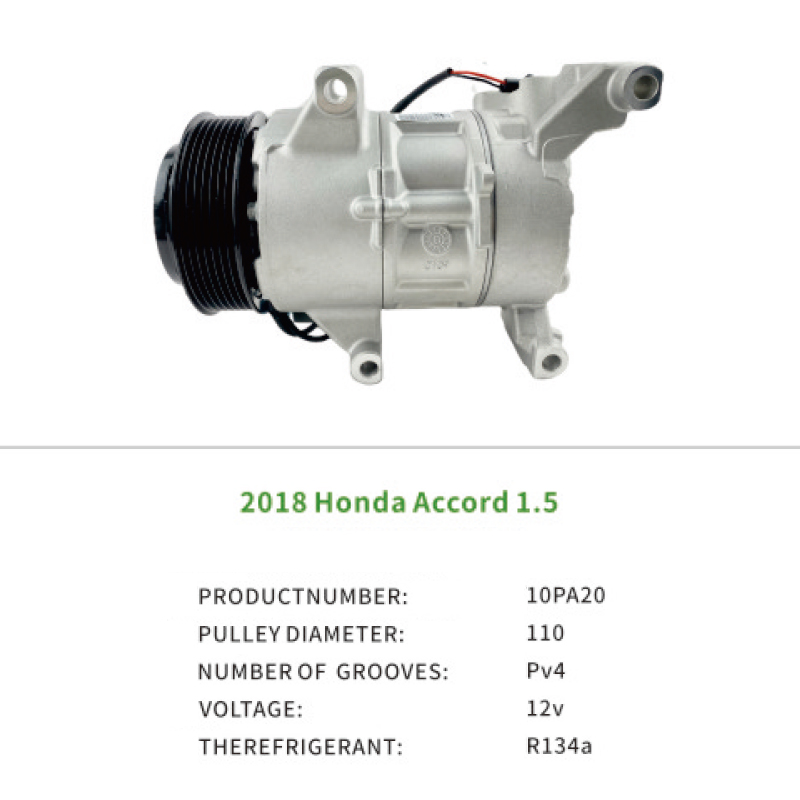 Air Compressor 389006A0A01 10PA20 for Honda Accord 1.5T 2018