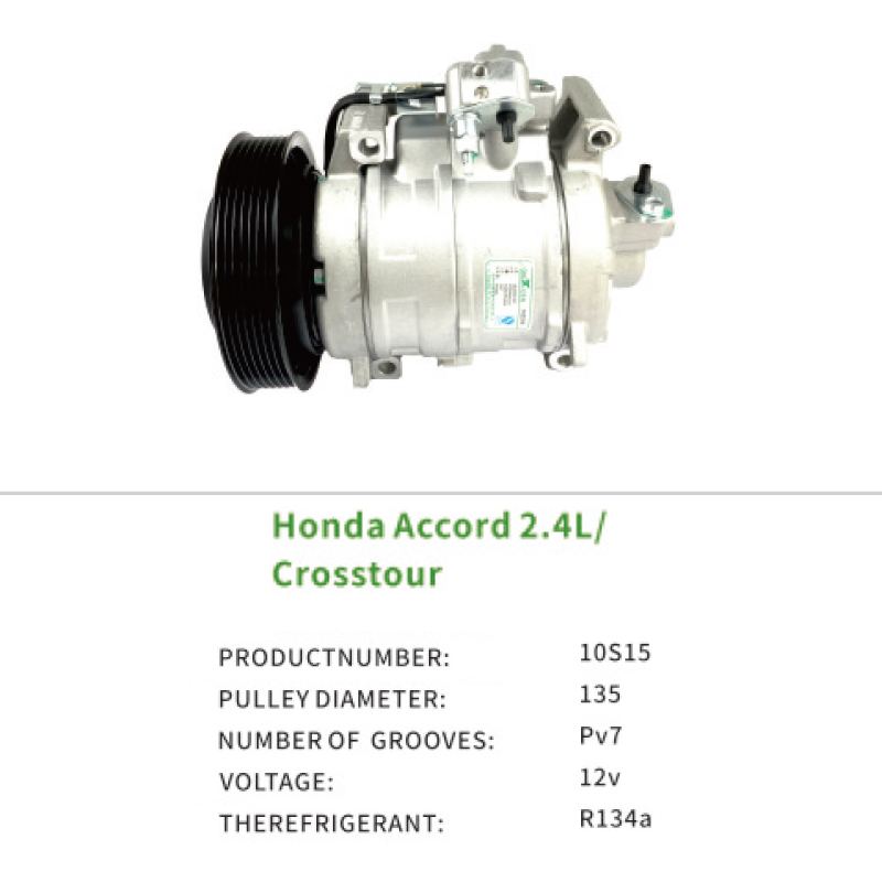 Car Air Compressor 38810R40A01 for Honda accord 4CYL/2.4L 2008-2012 Crosstour 10S15