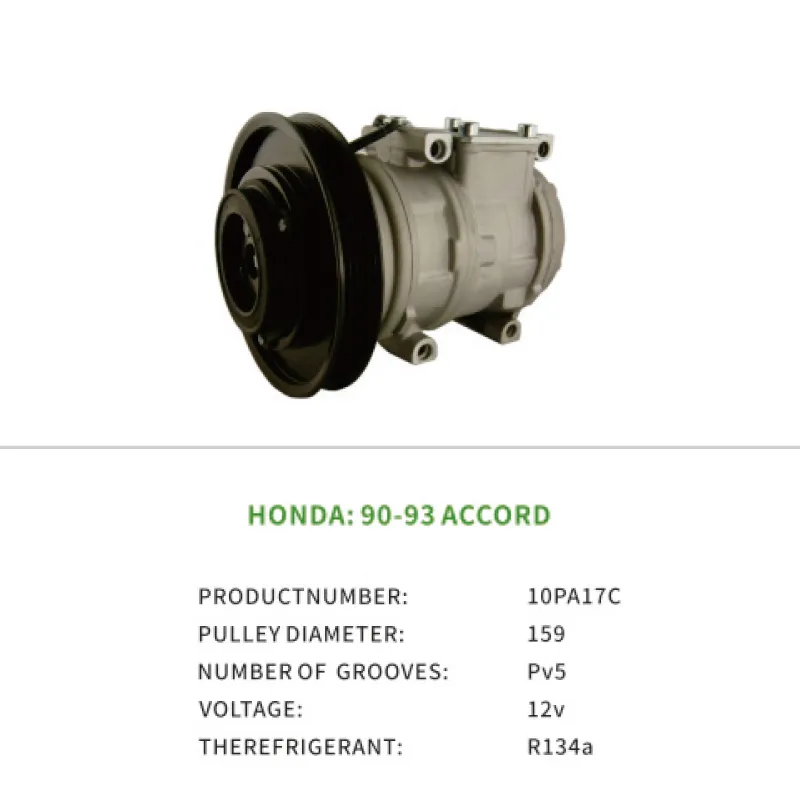 AC Compressor for Honda Accord 1990-1993 38810PT6A04 30351718810PT0013 10PA17C