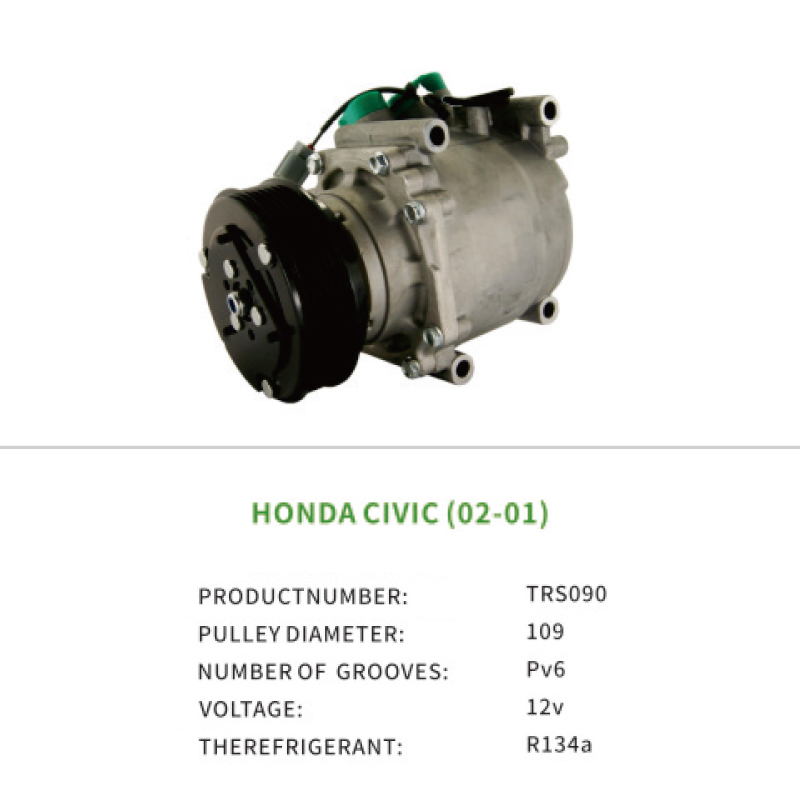 AC Compressor for Honda CIVIC 38810-PLM-A11 38810PLMA11 TRS090