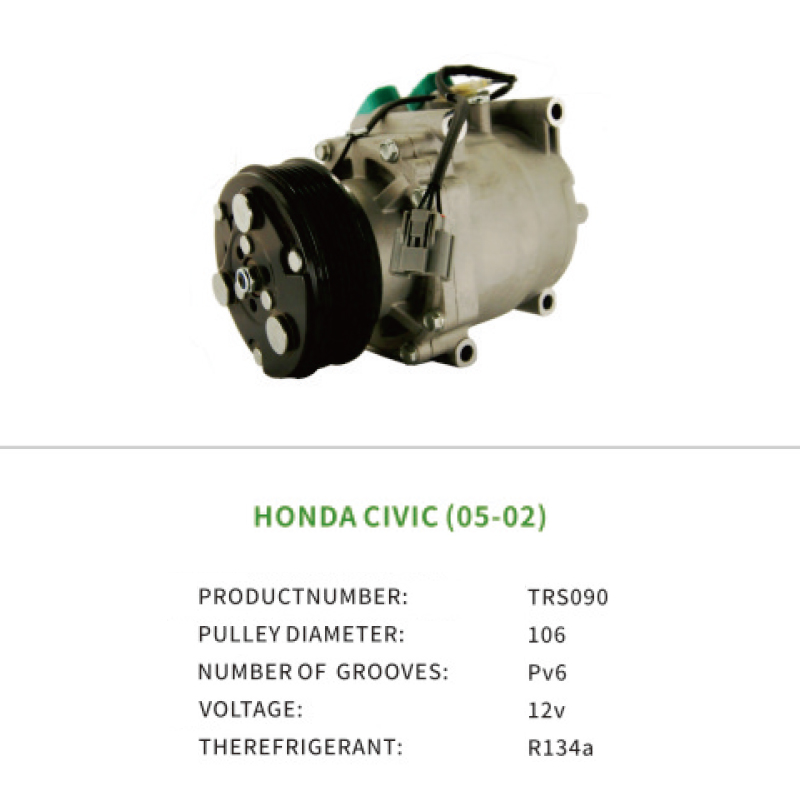 Car Air Compressor 38810PLMA12 38810P5M006 for Honda CIVIC TRS090