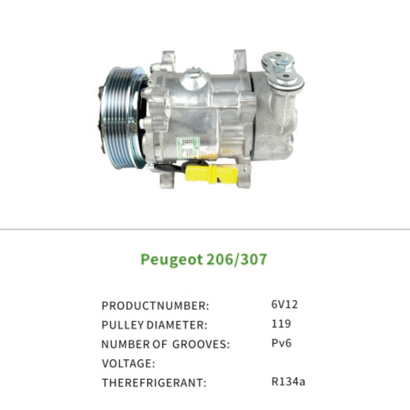 Air Parts Compressor 9628239480 for Peugeot 206 Schragheck Citroen BERLINGO XSARA N68 1.6L