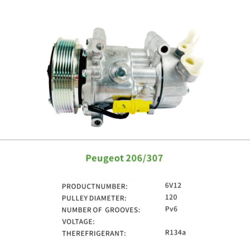 High Quality AC Parts Compressor 9671453780 Car Air Conditioner for Peugeot 206 307