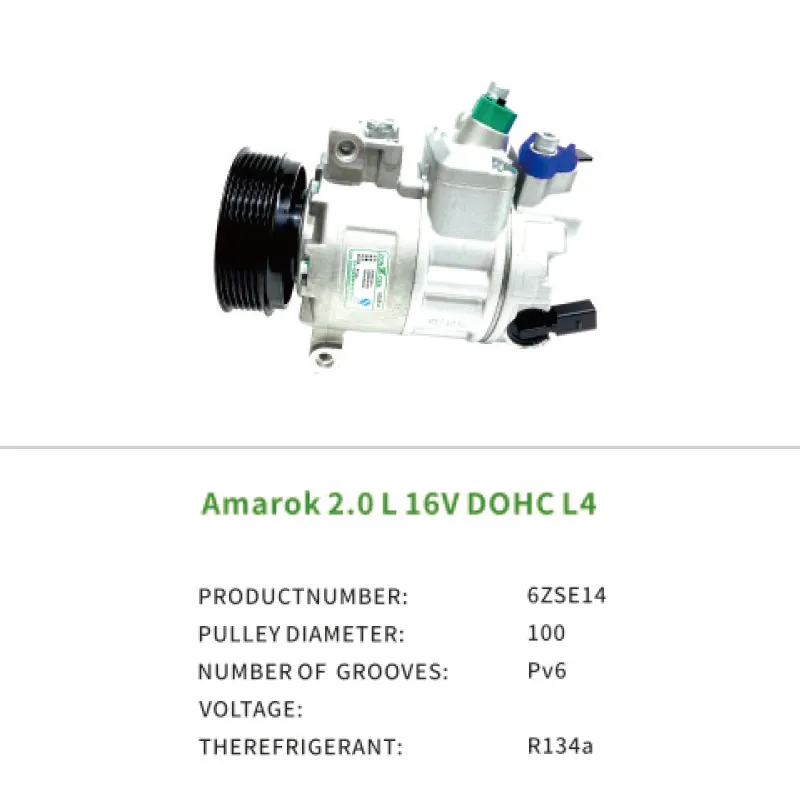 OEM 7E0820803J Wholesale Auto Part Air Compressor for VW Amarok 2.0L 16V DPHC L4