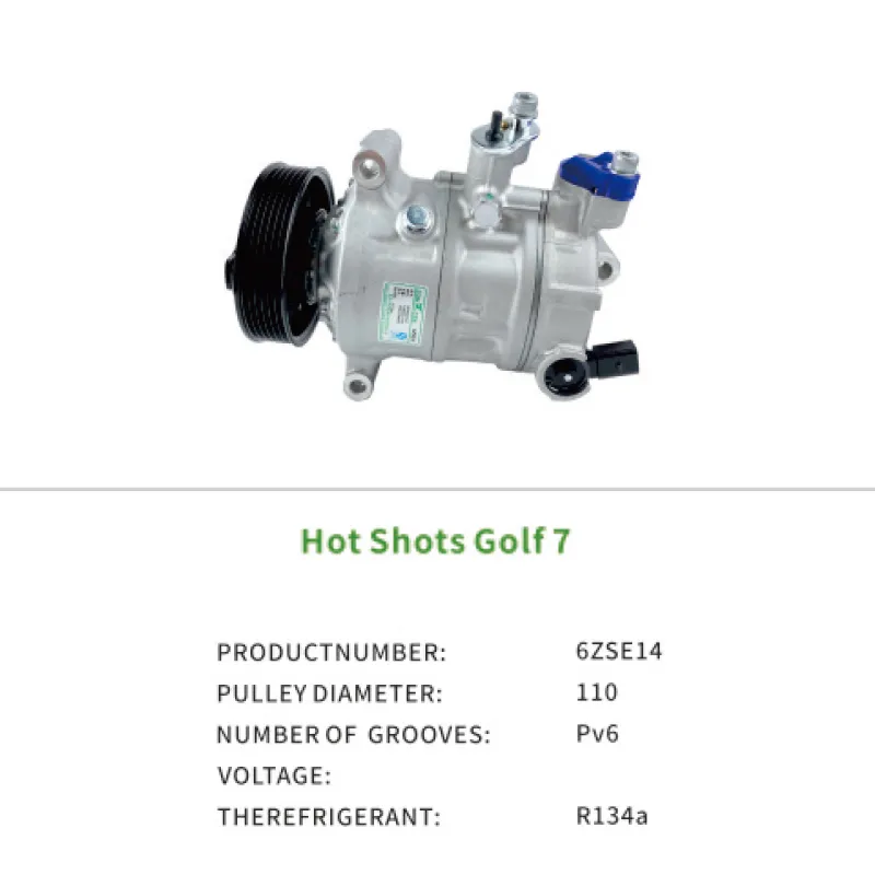 Wholesale 5K0820803J Auto Part Air Compressor AC for VW Hot Shots Golf V 6ZSE14