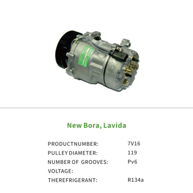 Auto AC Compressor for VW New Bora Lavida 1J0820803A 1J0820803AX 1J0820803K Automobile air Conditioning