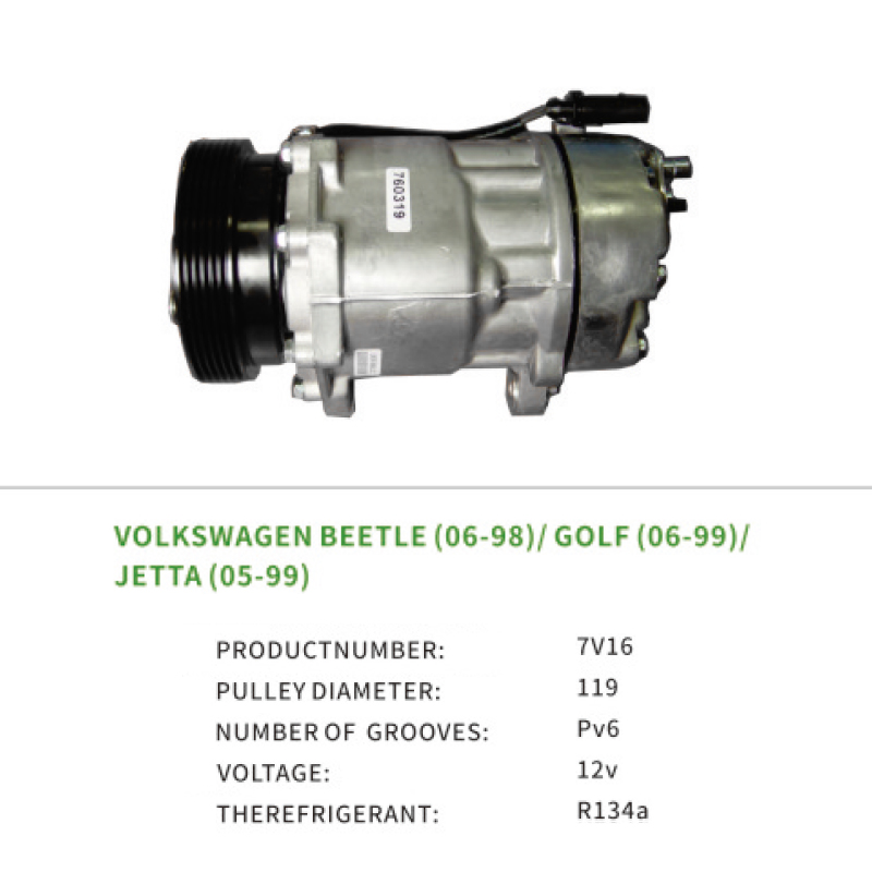 Air Compressor for VW BEETLE GOLF JETTA 1J0820803B 1J0820803L