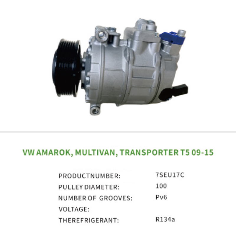Air Parts Compressor 7E0820803 for VW TRANSPORTER T5 AMAROK Multivan 7SEU17C