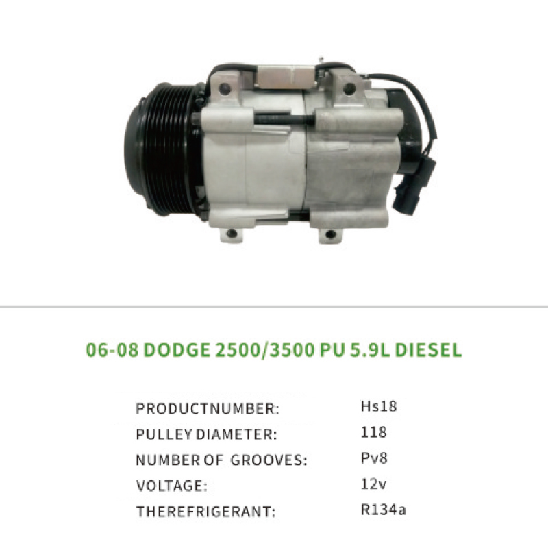 Auto Air Compressor for DODGE RAM 2500 3500 2006-2008 55111411AA  HS18