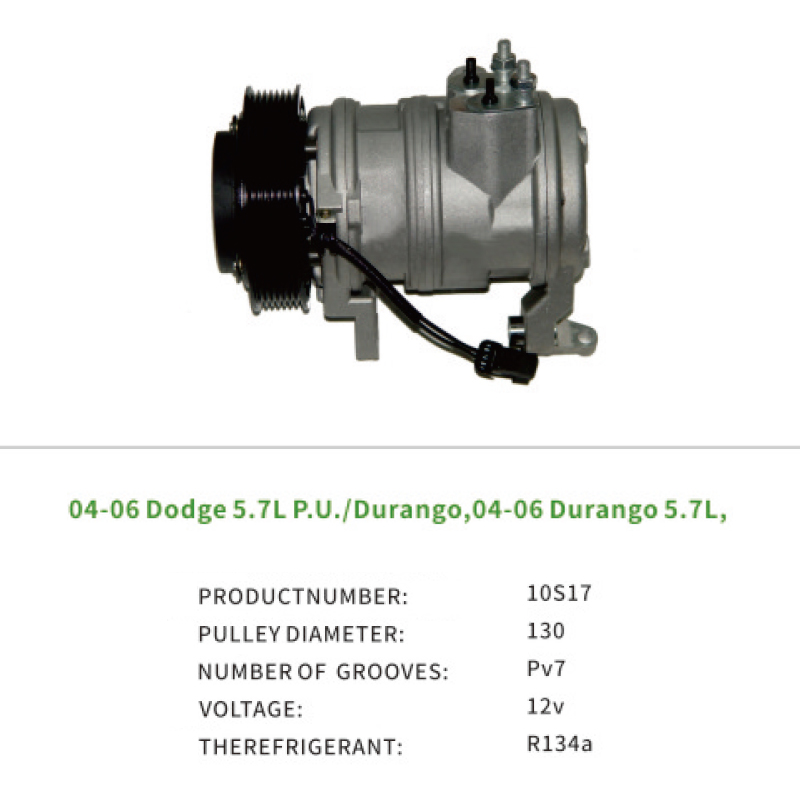 Air Compressor for DODGE Durango Truck Pickup 5.7L 2003-2006 4710398 10S17