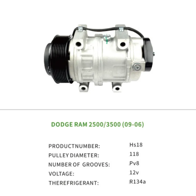 Air Compressor for DODGE RAM 2500 3500 4000 4500 5500 55111411AA HS18