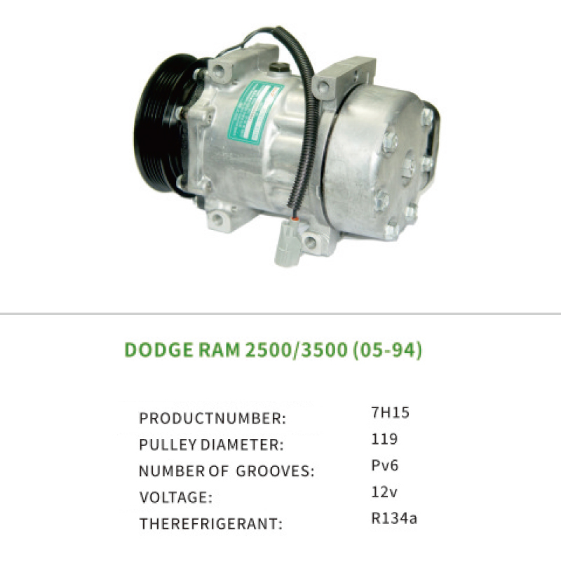 Car Air Compressor 55037205AI for DODGE RAM 2500 3500 4000 7H15
