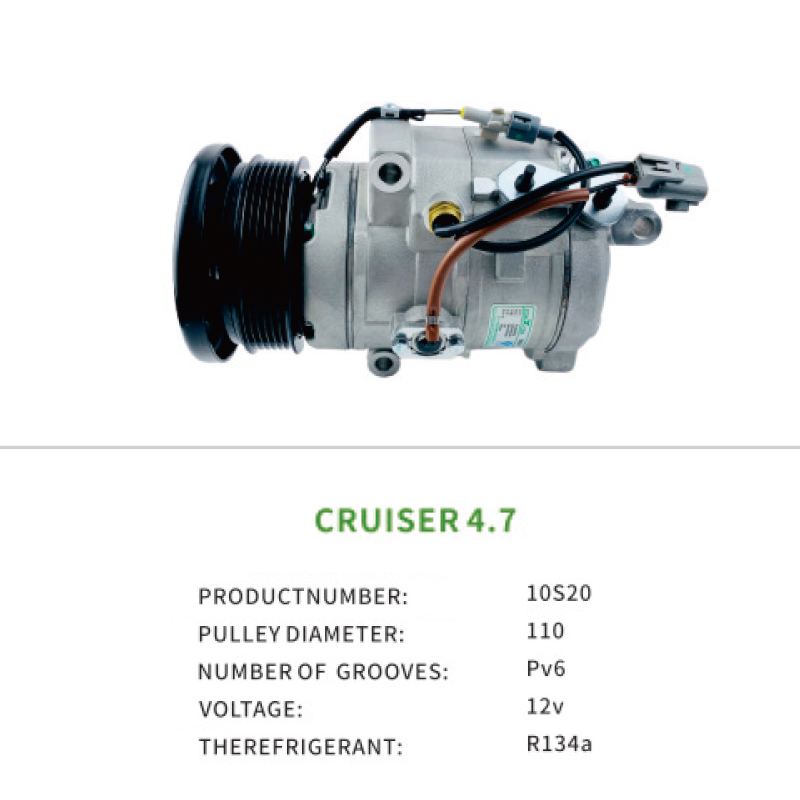 Air Compressor OE 883206A300 883206A310 for Toyota Land Cruiser triangle 4.7 10S20 Auto AC Compressor