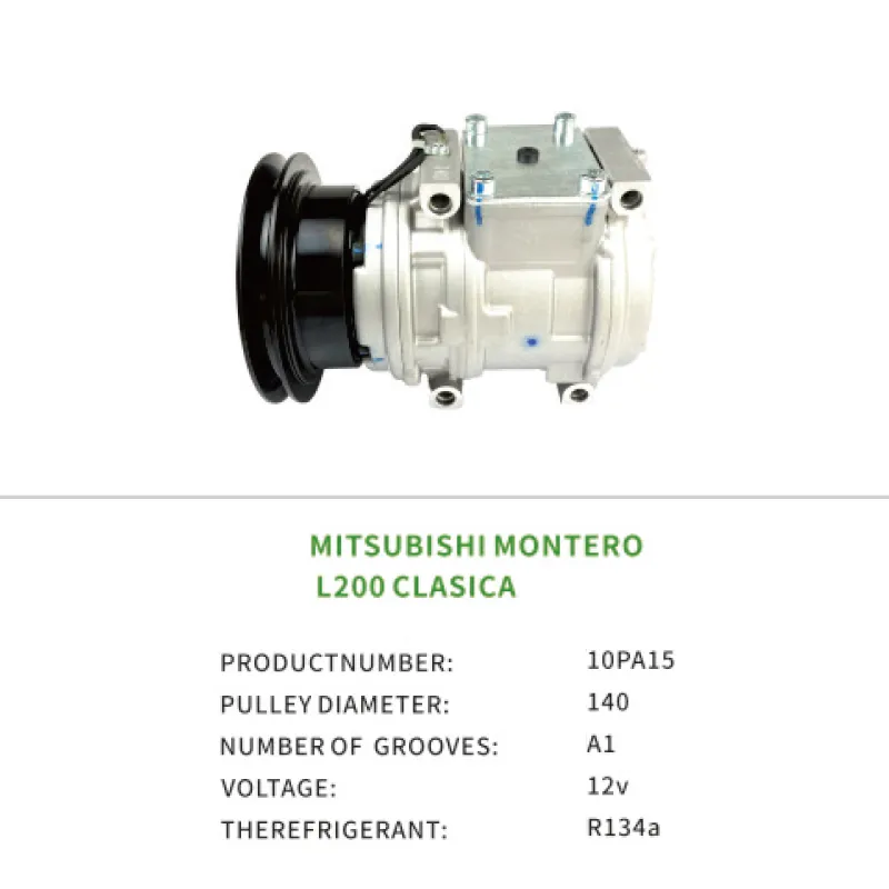 Wholesale MB609916 Air Compressor for MITSUBISHI MONTERO L200 CLASICA DODGE RAIDER TOYOTA PICKUP T100 10PA15