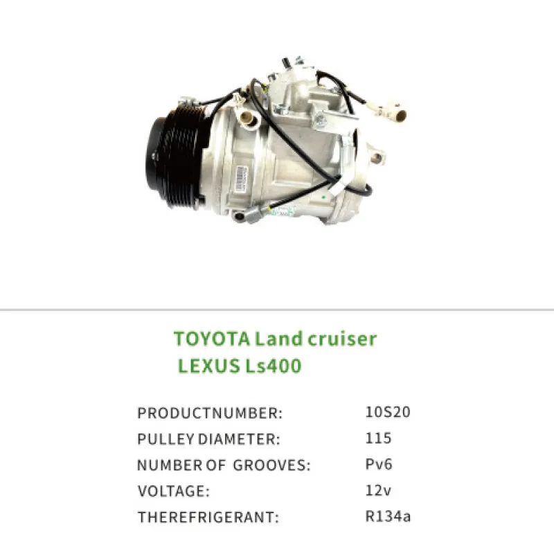 Wholesale 8832050080 Air Compressor for TOYOTA Land cruiser 8CYL LEXUS LS400 10S20