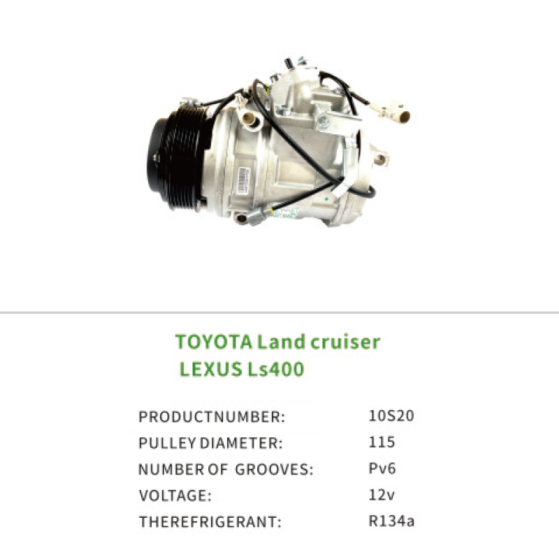 Wholesale 8832050080 Air Compressor for TOYOTA Land cruiser 8CYL LEXUS LS400 10S20
