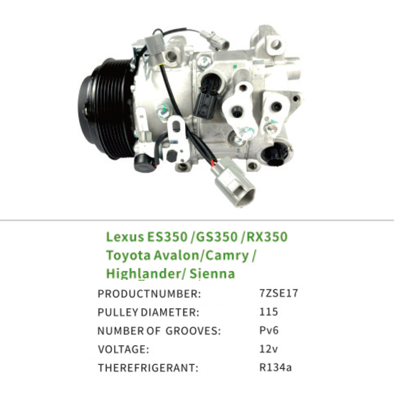 Air Compressor OEM 883203A460 for TOYOTA Avalon Camry Highlander Sienna LEXUS ES350 GS350 7ZSE17