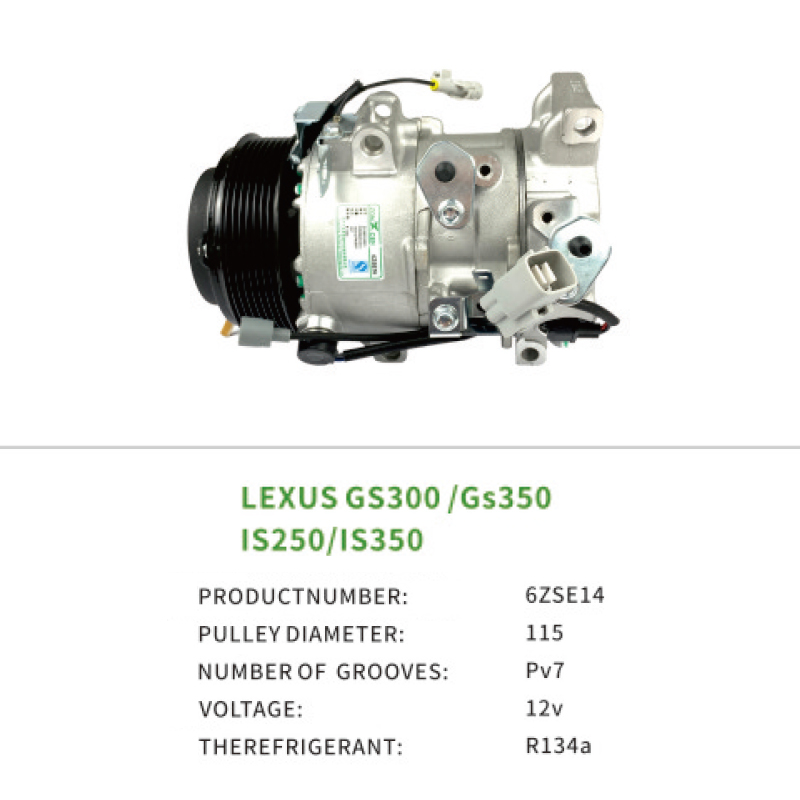 Air Compressor OEM 883203A30084 for TOYOTA LEXUS GS300 GS350 IS250 IS350 6ZSE14
