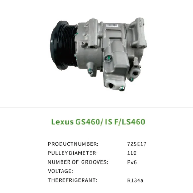 Air Compressor OEM 8831050160 for TOYOTA LEXUS GS460 GS350 IS F LS460 7ZSE17