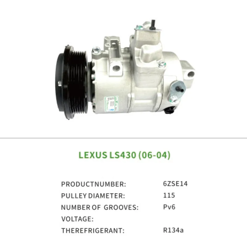 Air Parts Compressor 8831050152 for Toyota LEXUS LS430 6ZSE14