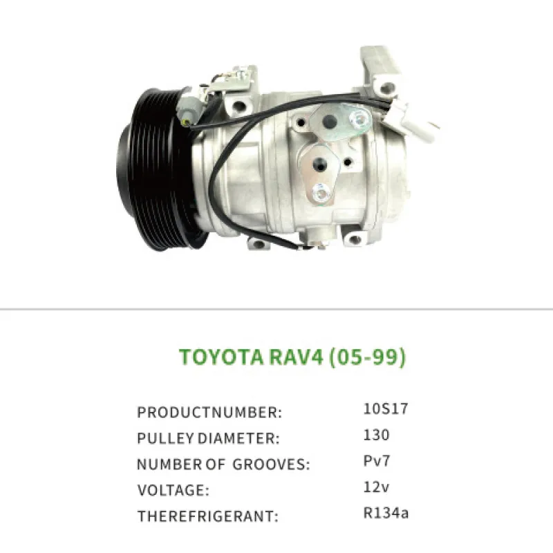 Air Compressor OE 8832042080 883204208084 for Toyota RAV4 Prado 4000 Big wheel 10S17 Auto AC Compressor