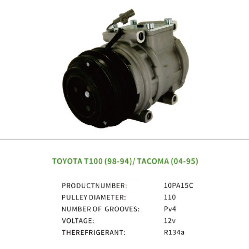 AC Parts Compressor 8832034010 Car Air Conditioner Fits Toyota T100 1994-1998 TACOMA 10PA15C