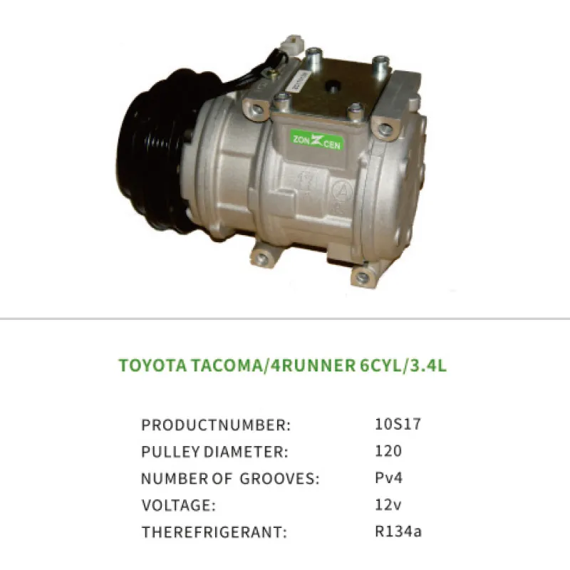 AC Compressor 883203545084 Fits Toyota 4RUNNER TACOMA 6CYL 3.4L 10S17