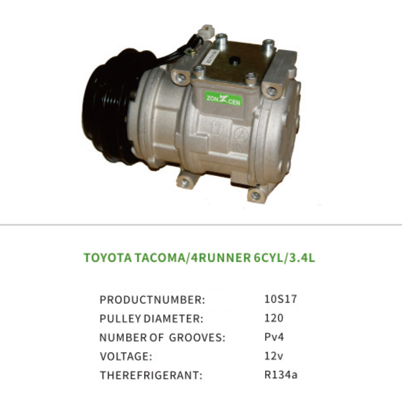 AC Compressor 883203545084 Fits Toyota 4RUNNER TACOMA 6CYL 3.4L 10S17