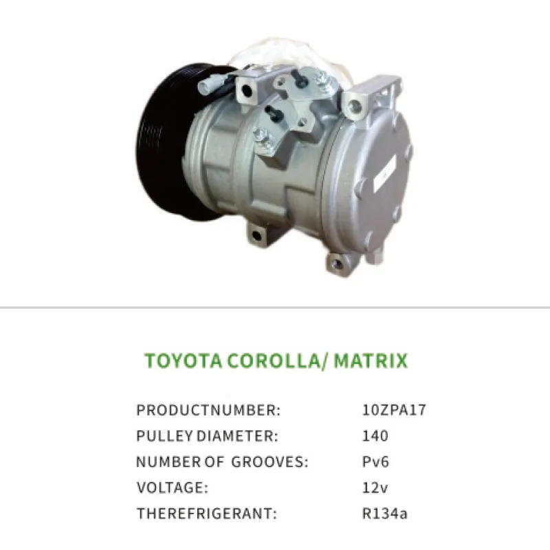 Wholesale 8832002120 Auto Part Air Compressor AC for TOYOTA COROLLA MATRIX ALTIS 1.8 10ZPA17