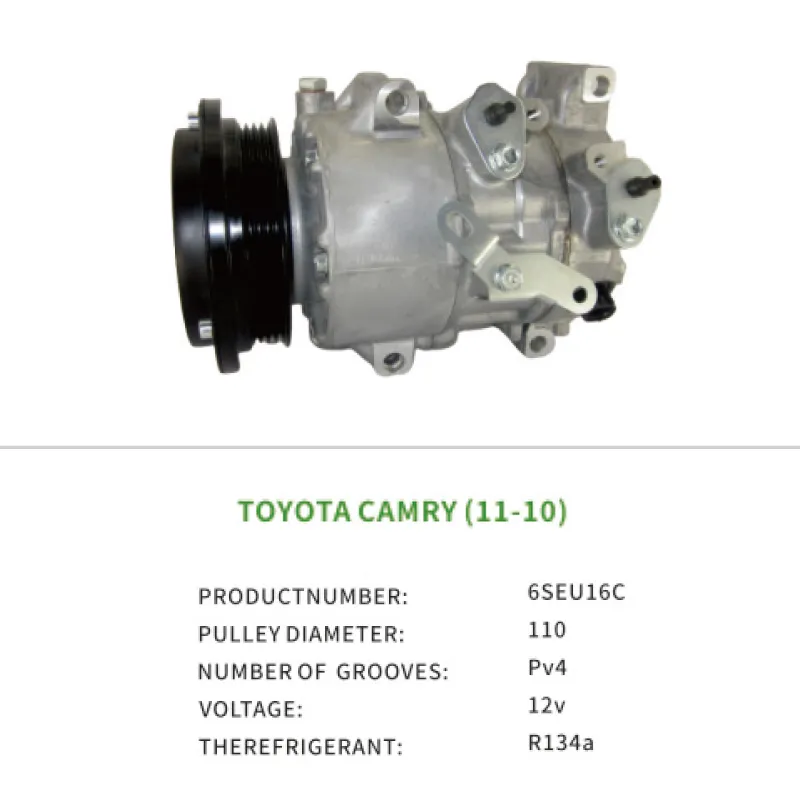Wholesale 8831006390 8831033290 Air Compressor AC for TOYOTA CAMRY 6SEU16C