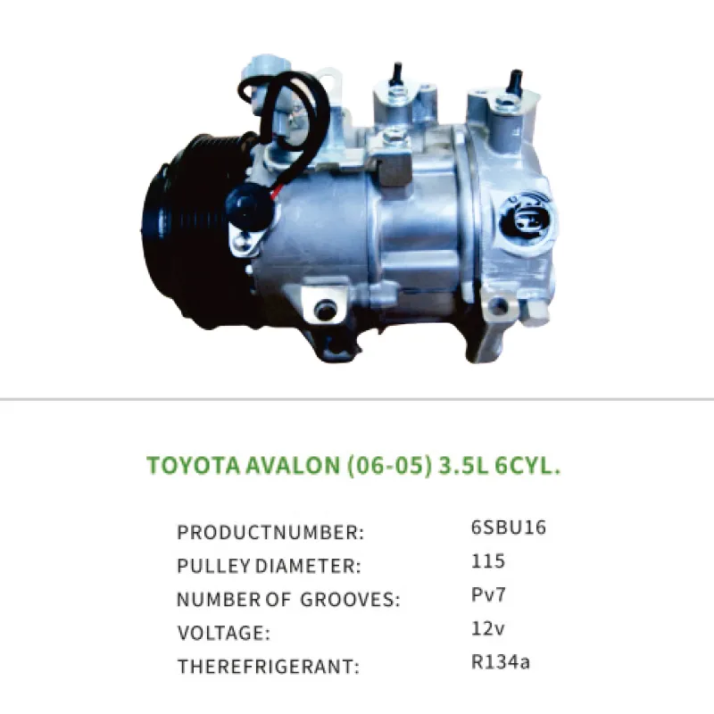 Air Compressor OEM 88320071184 for Toyota AVALON 3.5L 6CYL 6SBU16