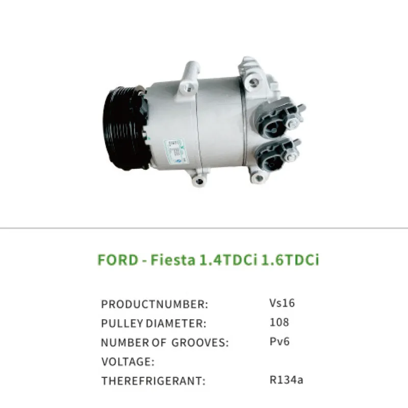 AC Compressor AV1Z19703B for FORD Fiesta 1.6L 2014 EcoSport 1.5 VS16