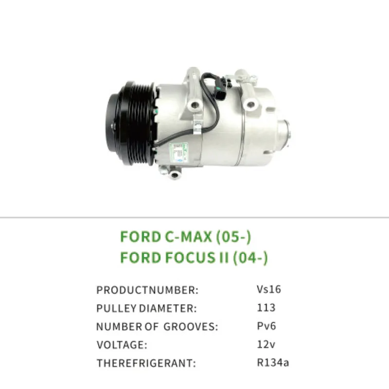 AC Compressor 1405865 1678412 for FORD C-MAX FOCUS II VS16