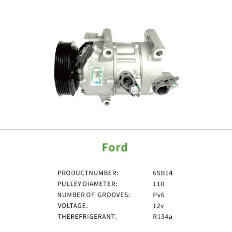 Air Compressor OEM ED8B19D629AA for Ford Escort FD 1.5L Manual Fashion Comfort 7V16 Auto AC Compressor