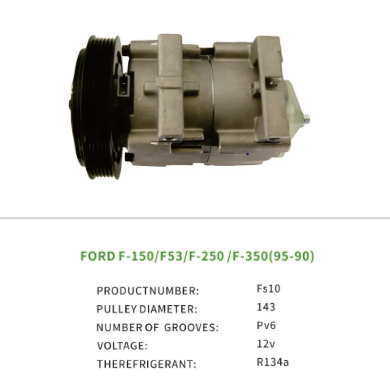 Air Compressor OEM F0TZ19703E for Ford BRONCO F SUPER DUTY F-150 Fs10