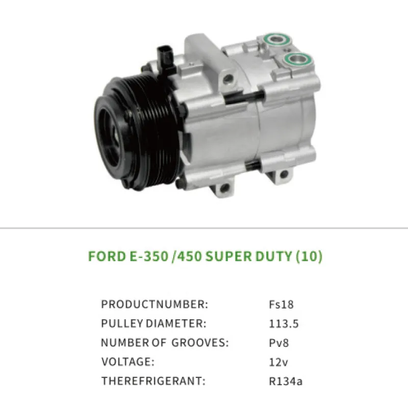 Air Compressor OEM 8C2Z19703AA for Ford E-350 E-450 Super Duty 2009-2010 Fs18