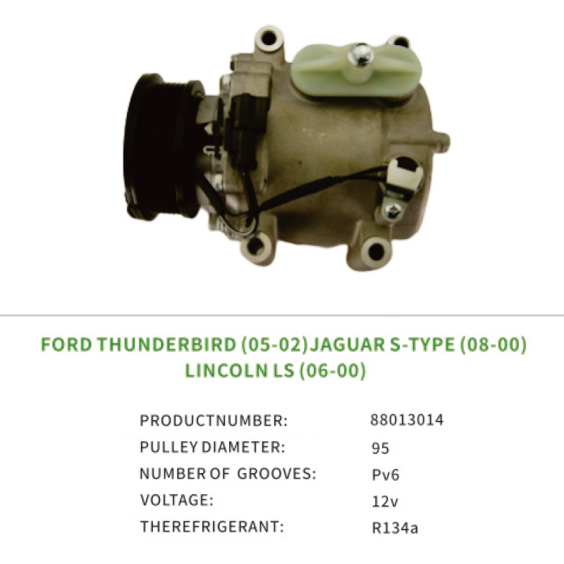 2R8Z19703AA Air Compressor for Ford THUNDERBIRD JAGUAR S-TYPE LINCOLN LS SCROLL