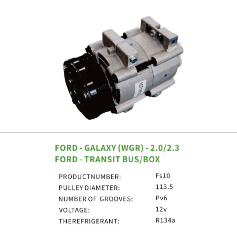 Wholesale 1405765 Air Compressor AC for Ford GALAXY TRANSIT BUS BOX TRANSIT Fs10