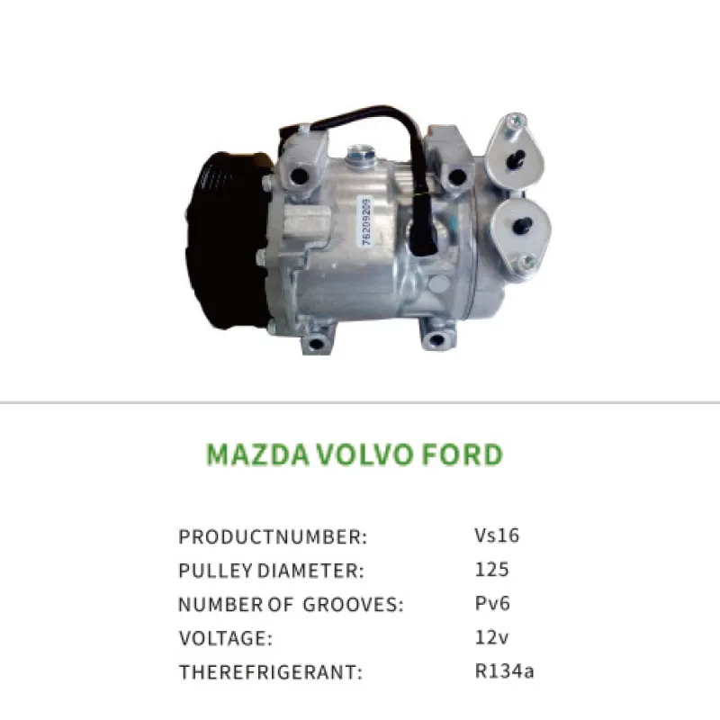 1677171 AC Compressor for Ford FOCUS C-MAX FOCUS II MAZDA 3 BK VOLVO C30 S40 II V50 Vs16