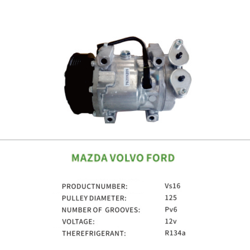 1677171 AC Compressor for Ford FOCUS C-MAX FOCUS II MAZDA 3 BK VOLVO C30 S40 II V50 Vs16