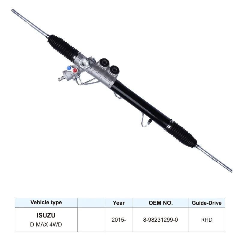 8-98231299-0 Auto Steering Parts Power Steering Rack for ISUZU D-MAX 4WD RHD
