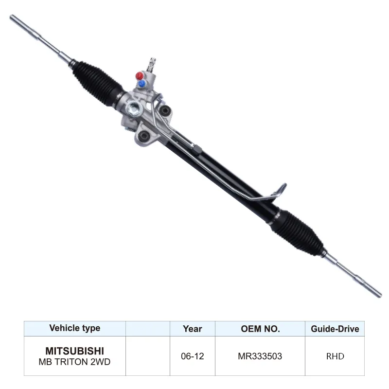 MR333503 Auto Steering Parts Steering Rack for Mitsubishi Triton 2WD
