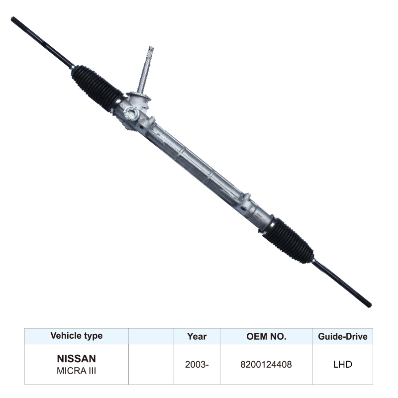 8200124408 For Nissan Micra III Power Steering Rack and Pinion
