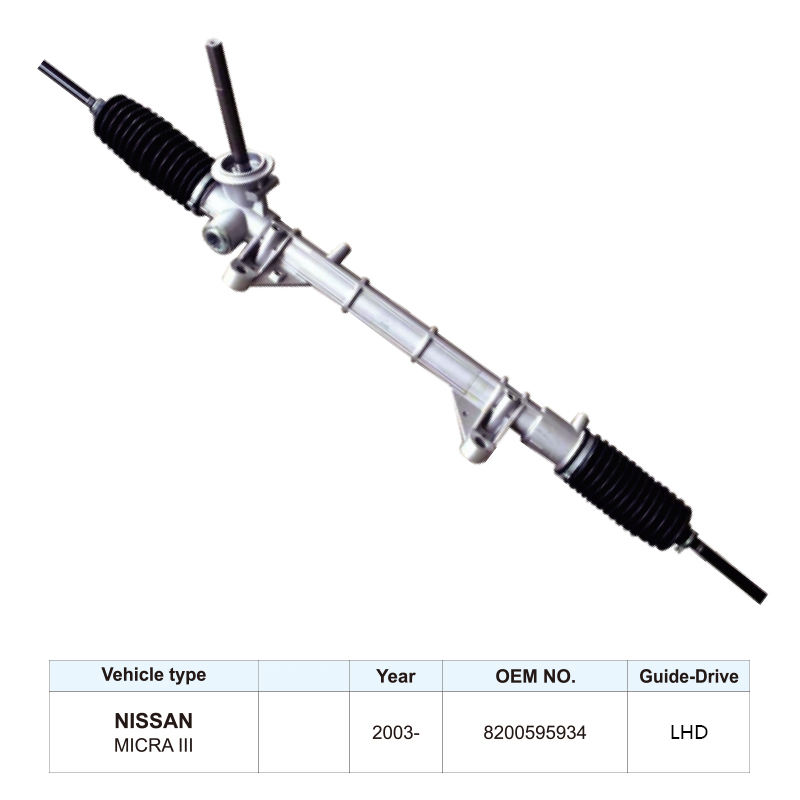 Factory Steering Gear 8200595934 Steering Rack for Nissan Micra III